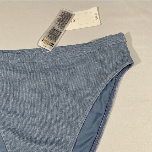 NWT Billabong x Wrangler‎ [ Large ] Down Denim High Waist Bikini Bottoms - Picture 5 of 12